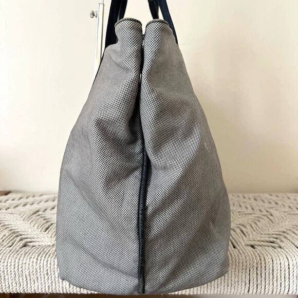 BOTTEGA VENETA Marco polo Grey Canvas & Leather Tote - Picture 5 of 15